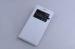 White Color Samsung leather case for Sumsung Mega