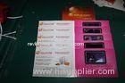Four color printed Video In Print Brochure with TFT screen / USB port , video business card