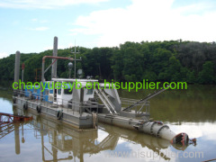 cutter suction type de-silting dredger