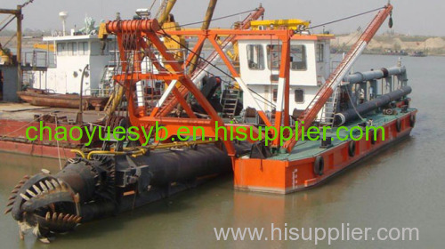 cutter suction type de-silting dredger