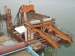 chain bucket type sand digging and iron ore separation dredger