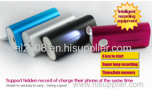 voice recorder iphone charger power bank