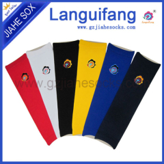 Manufacturer design your own logo cotton arm sweatbands