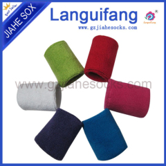 Hot selling promotional terry cotton sweat wristbands