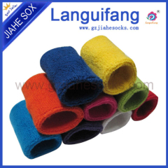 Hot selling promotional terry cotton sweat wristbands