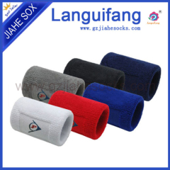 Hot selling promotional terry cotton sweat wristbands