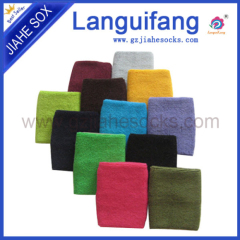 Hot selling promotional terry cotton sweat wristbands