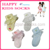Kids socks factory manufacturing the little girl lace flowers socks