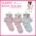 Kids socks factory manufacturing the little girl lace flowers socks