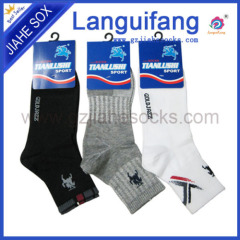 China socks supplier custom ankle athletic cotton socks