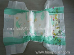 2014 disposable baby diaper in bales manufacturer in china