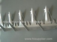 Galvanized Steel Wall Spike / Security Spike