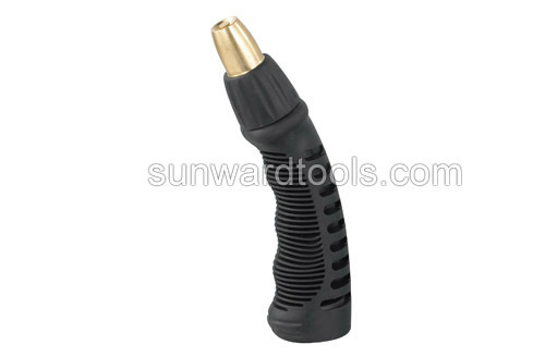 Adjustable metal curved nozzle