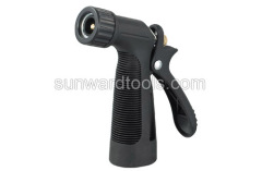 Metal rear trigger nozzle with threaded front