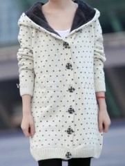 Winter Sweater coat with thickened