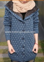 Winter Sweater coat with thickened