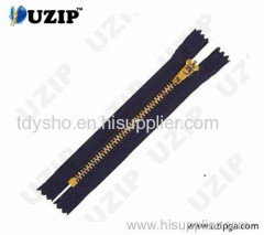 heavy duty brass zipper