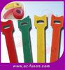 Colored Nylon Velcro Cable Tie Roll , Reusable Hook & Loop Ties For Garden