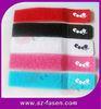 Fashion Customised Velcro Cable Tie / Hook And Loop Wraps For Clothing