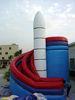 CE fire proof plato TM commercial inflatable Bouncy Castle slide For Park