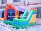 Custom Lovely Tiger Inflatable Bounce House Combo With Small Slide For Party Or Events