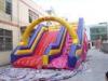 Giant Commercial Double Lane Inflatable Slide With waterproof 0.55 mm PVC