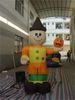 Scarecrow Taking Pumpkin Theme Party Inflatables With Water Proof PVC