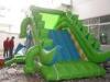 Huge Fireproof Plato TM Commercial Inflatable Slide With blow up bouncer