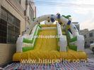 Tropical Jungle Commercial Inflatable Slide With Blow Up Arch For Funny