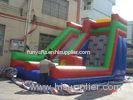 Funny large Commercial Inflatable Slide With Obstacle Course For Children