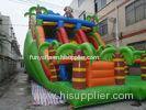 Fantastic Jungle Inflatable Combo Bouncers / Funny Climbing Slides