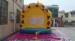 Yellow Giraffe Commercial Inflatable Bouncers With waterproof 0.55 mm PVC