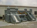 PVC Fantastic Inflatable Bounce House Combo With Blow Up Slides Castle Hire