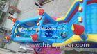 High Temperature resistance blow up obstacle course With Jumping Castle Slide