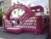 OEM Pink Princess Adventure Inflatable Obstacle Course For Amusement park