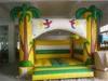 Coconut Tree Commercial Inflatable Bouncers , Jumping Castle bounce house