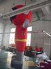 Rent Red Diver Inflatable Advertising Costumes , inflatable mascot costumes