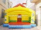 Happy Cabin Commercial Inflatable Bouncers , Small Blow Up Bounce Houses