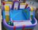 Colourful 18Oz PVC tarpaulin Inflatable Combo Bouncers For blow up Playground