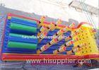 Rent Huge backyard SpongeBob tunnel Inflatable Obstacle Course