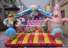 4.5 x 4.5 x 3.2M plato TM Happy clown kids inflatable bouncer With Digital Printing