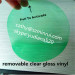 make many times use self adhesive removable label