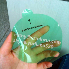 custom eco-friendly environment sticker remove glue from plastic