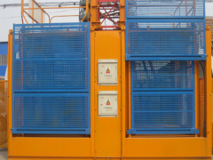 High Efficiency Low Energy! Double-cage Construction Elevator for Sale