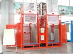 2000kg certificated frequency conversion construction elevator