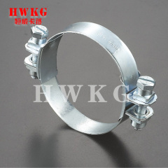 Natural V band clamp heavy duty clamp-double head