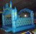 Blue PVC Commercial Inflatable Bouncers / Inflatable Jumping Castle For Kid