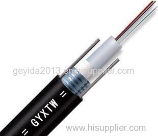 GYXTW-4B1/Outdoor 4 core single-mode fiber optic cable manufacturer/light armored/central tube/duct cable