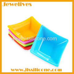 Waterproof silicone sushi plate