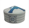 decorative tea tin with dome lid factory supplier